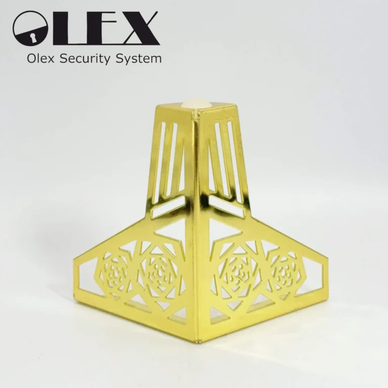 OLEX Gorgeous Gold Rose Pattern Sofa Leg OSL-006