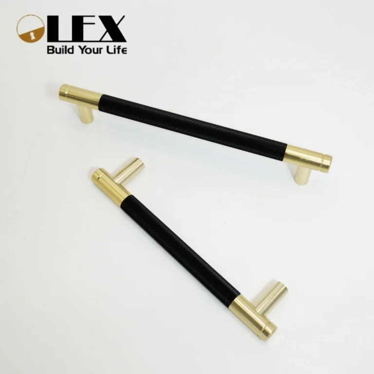 OLEX Dual-Tone Cabinet Handle – Striking Black and Gold for Modern Sophistication FCH-012